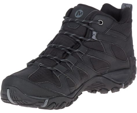 Тактичні черевики полегшені Merrell claypool sport mid boots in Gore-Tex®, J500043, Black, 41, Black