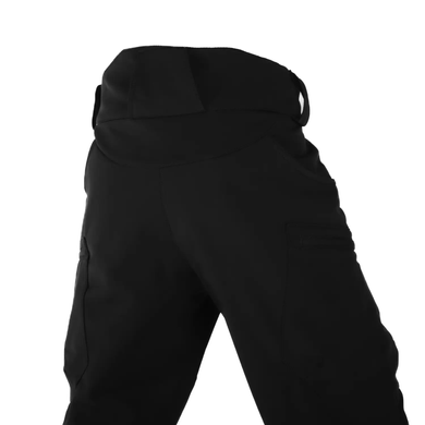 Тактичні штани зимові Soft Shell колір чорний, OFS-KL-1334 B, Black, Black, S