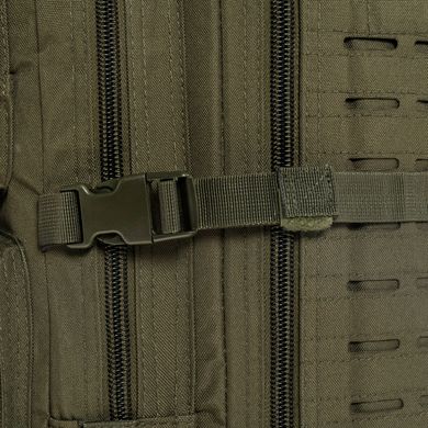 Тактичний рюкзак місткістю 36 л. Mil-Tec Large Assault Pack Laser Cut колір Olive, OFS-MT-14002701, Олива, Олива