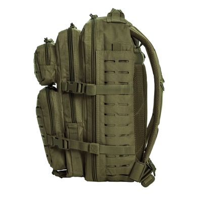 Тактичний рюкзак місткістю 36 л. Mil-Tec Large Assault Pack Laser Cut колір Olive, OFS-MT-14002701, Олива, Олива