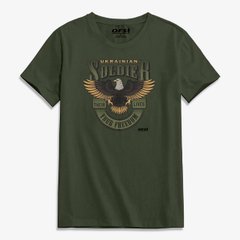 Футболка з принтом OFS Regular Fit, OFS-2340RF-OD, OD Green, OD Green, S