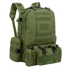 Тактичний рюкзак місткістю 40+10 л. Silver Knight Tuscan колір олива, OFS-KL-1214 O, Олива, Олива