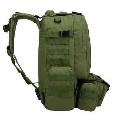 Тактичний рюкзак місткістю 40+10 л. Silver Knight Tuscan колір олива, OFS-KL-1214 O, Олива, Олива