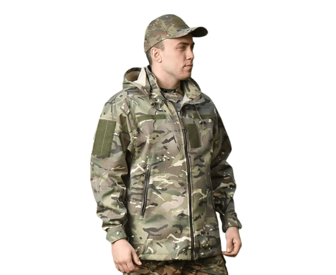 Тактична військова куртка штормовка мультикам, OFS-KL-1094 MC, Multi Camo, Multi Camo, 46 EU