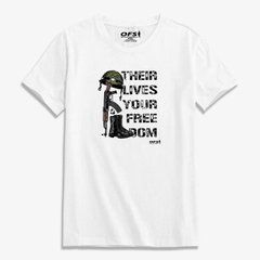 Футболка з принтом OFS Regular Fit, OFS-2304RF-W, Білий, White, S
