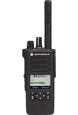 Портативна DMR радіостанція Motorola MotoTRBO DP4600e UHF (403-527 МГц) IMPRES Li-Ion 2100 мАг, DP4600e (UHF), Black, Black