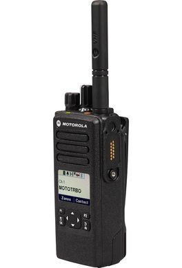 Портативна DMR радіостанція Motorola MotoTRBO DP4600e UHF (403-527 МГц) IMPRES Li-Ion 2100 мАг, DP4600e (UHF), Black, Black