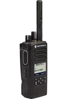 Портативна DMR радіостанція Motorola MotoTRBO DP4600e VHF (136-174 МГц) IMPRES Li-Ion 2100 мАг, DP4600e (VHF), Black, Black